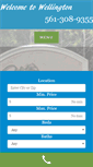 Mobile Screenshot of homesforsalewellingtonfl.com